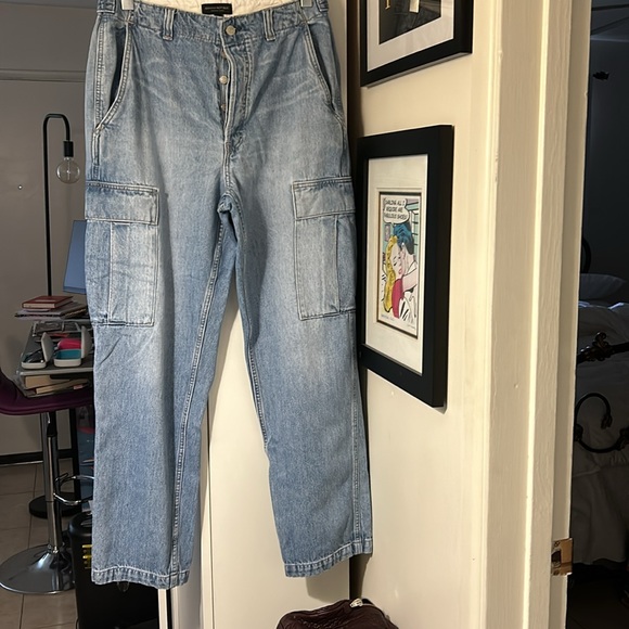 Cargo Jeans! Utility Pants Wide Leg Jean SOLD OUT @Banana Republic - Picture 6 of 6